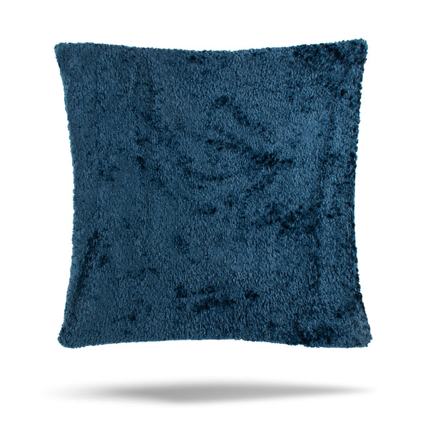 Decorative cushion cover - Gala Chenille - Navy - 18 x 18''