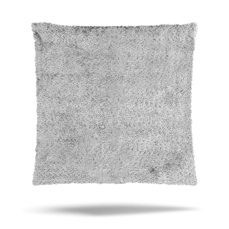 Decorative cushion cover - Gala Chenille - Silver - 18 x 18''