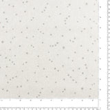 Printed Cotton - ALL THAT GLITTER - 001 - White & Silver