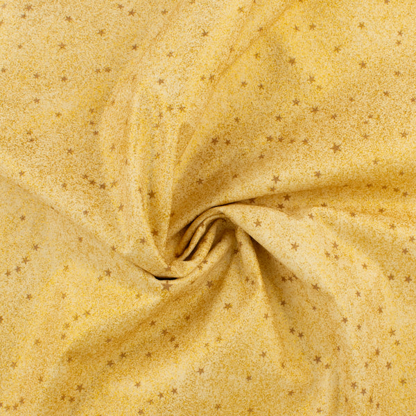 Printed Cotton - ALL THAT GLITTER - 002 - Gold