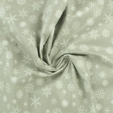 Printed Cotton - ALL THAT GLITTER - 003 - Grey & Silver