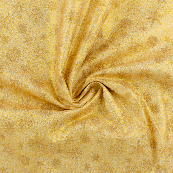 Printed Cotton - ALL THAT GLITTER - 004 - Gold