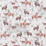 Coton imprimé - Merveilles d&#039;hiver II - 003 - Gris Pâle