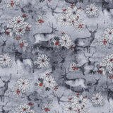 Coton imprimé - Merveilles d&#039;hiver II - 005 - Gris