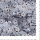 Coton imprimé - Merveilles d&#039;hiver II - 005 - Gris