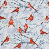 Coton imprimé - Merveilles d&#039;hiver II - 007 - Bleu