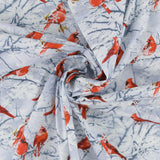 Coton imprimé - Merveilles d&#039;hiver II - 007 - Bleu