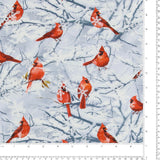 Coton imprimé - Merveilles d&#039;hiver II - 007 - Bleu