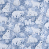 Coton imprimé - Merveilles d'hiver II - 008 - Bleu