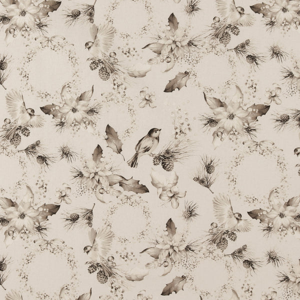 Printed Cotton - Natural Holiday - 004 - Natural