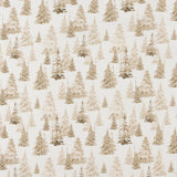 Printed Cotton - Natural Holiday - 006 - White
