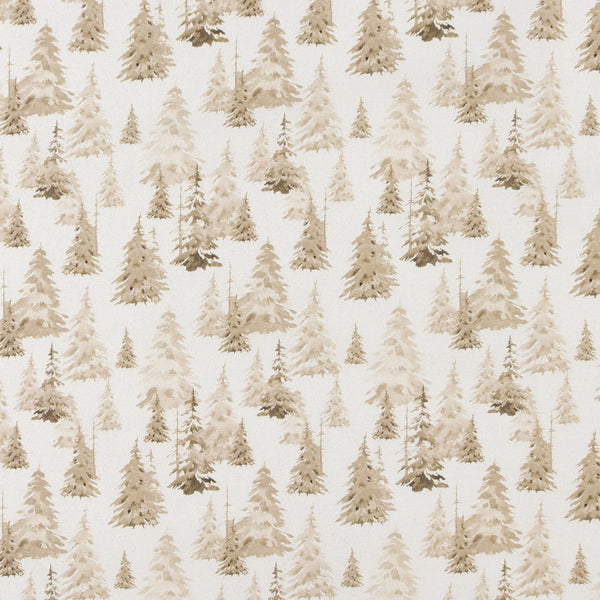 Printed Cotton - Natural Holiday - 006 - White