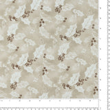 Printed Cotton - Natural Holiday - 008 - Taupe