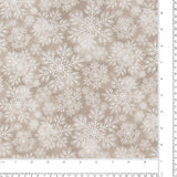 Printed Cotton - Natural Holiday - 010 - Taupe