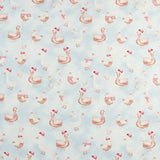 Coton imprimé - Ferme festive - 005 - Bleu Pâle