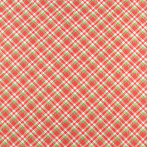 Printed Cotton - Festive Farm - 006 - Red