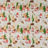 Printed Cotton - Holiday Joy - 001 - White