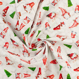 Printed Cotton - Holiday Joy - 002 - White