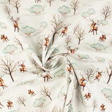 Printed Cotton - Holiday Joy - 004 - White