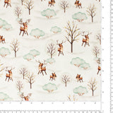Printed Cotton - Holiday Joy - 004 - White