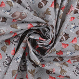 Printed Cotton - Rocky Mountain Holiday - 002 - Grey