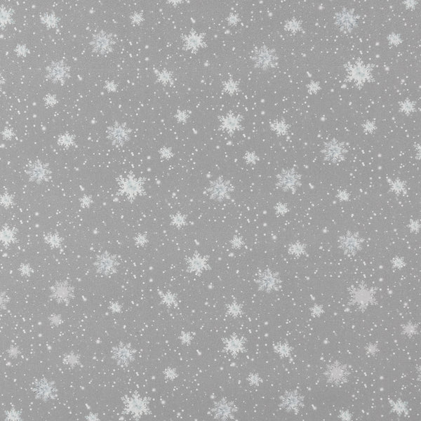 Coton imprimé - Rocheuses en fête - 008 - Gris