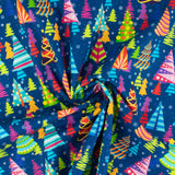 Printed Cotton - Holiday Brights - 002 - Royal