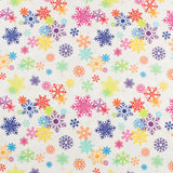 Printed Cotton - Holiday Brights - 003 - White