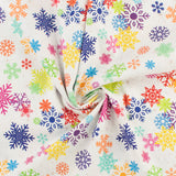 Printed Cotton - Holiday Brights - 003 - White