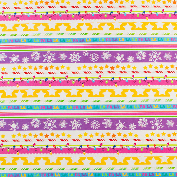 Printed Cotton - Holiday Brights - 004 - Multicolor