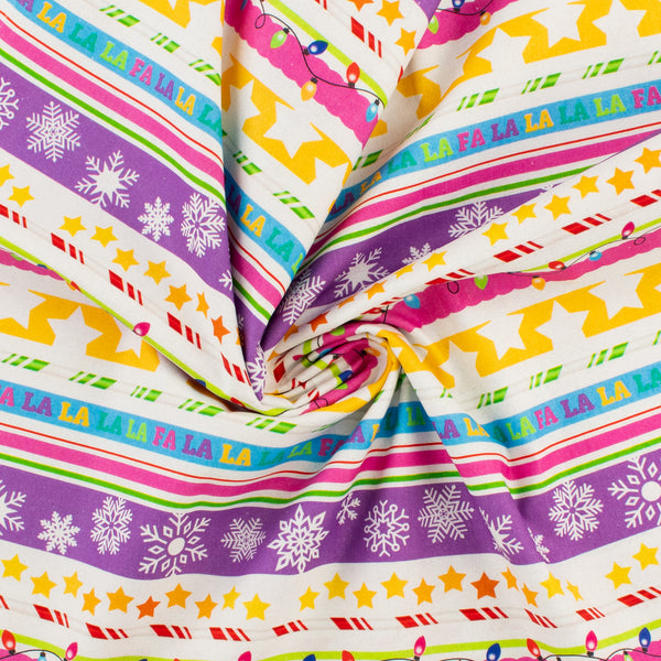 Printed Cotton - Holiday Brights - 004 - Multicolor