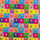 Printed Cotton - Holiday Brights - 005 - Multicolor