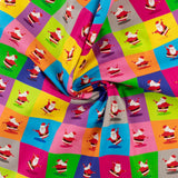 Printed Cotton - Holiday Brights - 005 - Multicolor