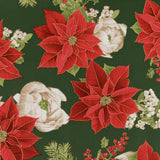 Coton imprimé - Noël élégance II - 001 - Vert