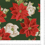 Coton imprimé - Noël élégance II - 001 - Vert