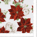 Printed Cotton - Elegance Christmas II - 003 - Offwhite