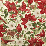 Printed Cotton Elegance Christmas III - 012 - Cream