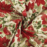Printed Cotton Elegance Christmas III - 012 - Cream