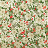 Printed Cotton Elegance Christmas III - 014 - White