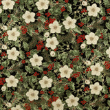 Coton imprimé Noël élégance III - 015 - Noir