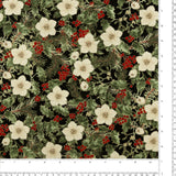 Coton imprimé Noël élégance III - 015 - Noir