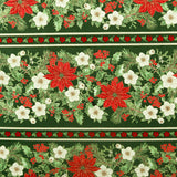 Printed Cotton Elegance Christmas III - 016 - Green
