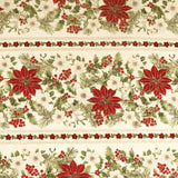 Coton imprimé Noël élégance III - 018 - Crème