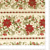 Coton imprimé Noël élégance III - 018 - Crème