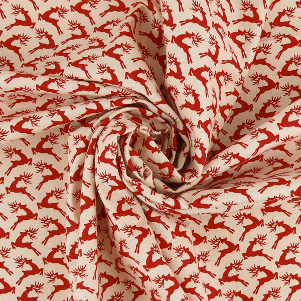 Coton imprimé - &lt;Homespun Holidays III&gt; - 001 - Rouge