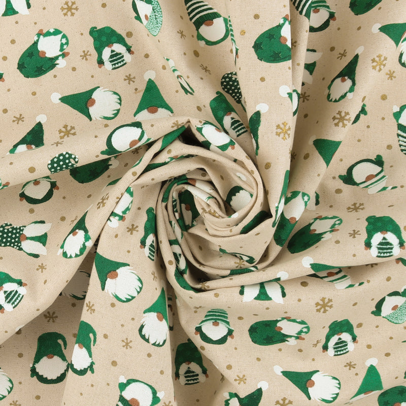 Coton imprimé - &lt;Homespun Holidays III&gt; - 004 - Vert