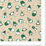 Coton imprimé - &lt;Homespun Holidays III&gt; - 004 - Vert