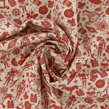 Coton imprimé - <Homespun Holidays III> - 005 - Rouge