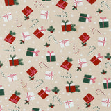 Coton imprimé - <Homespun Holidays III> - 008 - Naturel