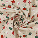Coton imprimé - <Homespun Holidays III> - 008 - Naturel